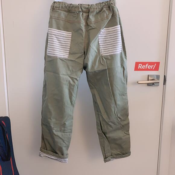 Women's 7/8 Casual Pants in Avocado (S) - Picture 3 of 7